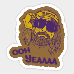 Macho oh yeah Sticker